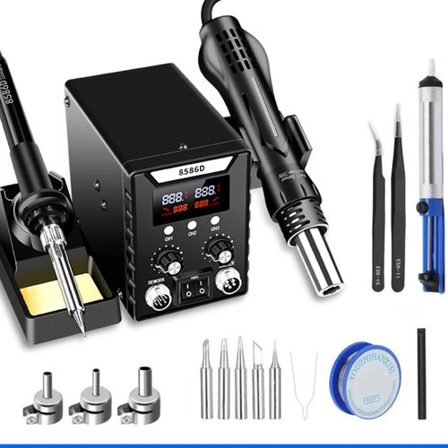 Soldering iron station hot - soldering,