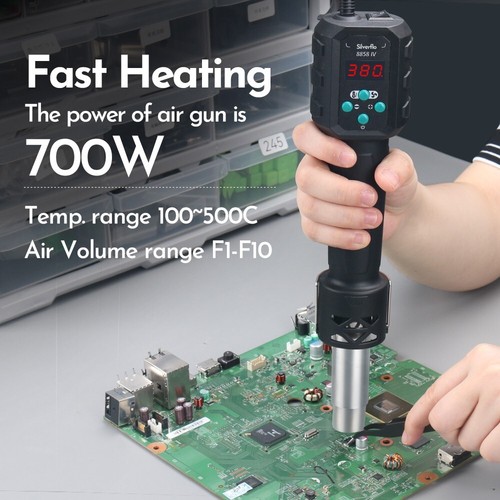 Hot air soldering rework - hot,
