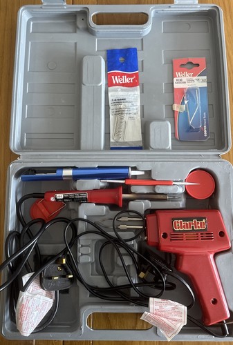 Electric soldering gun kit - gun,