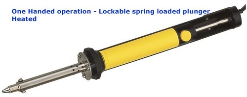 40w heated desoldering pump - heated,