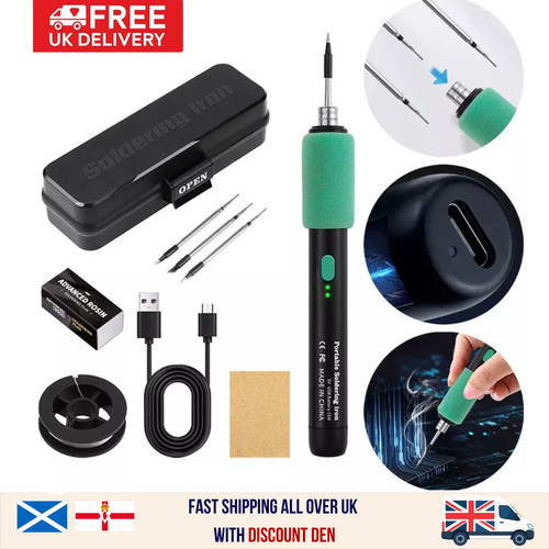 Cordless soldering iron kit - soldering,