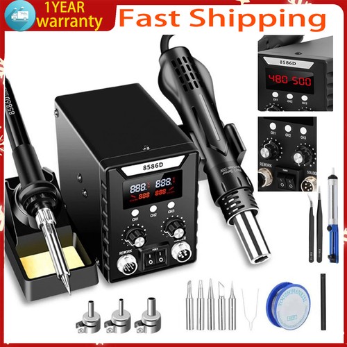 Soldering iron station hot - hot, air