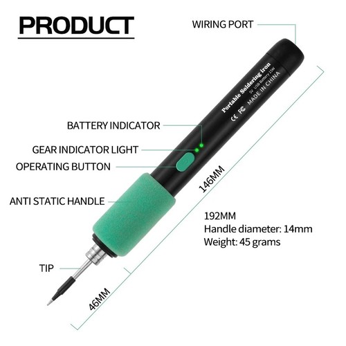 Cordless soldering iron kit - cordless,