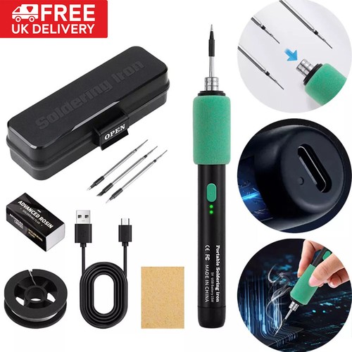 Cordless soldering iron - iron, kit