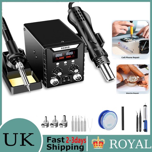 Soldering iron station hot - soldering, air