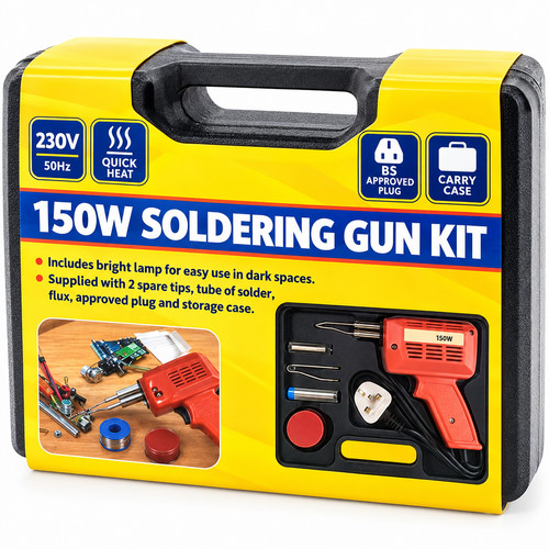 150w soldering gun - kit, 230v
